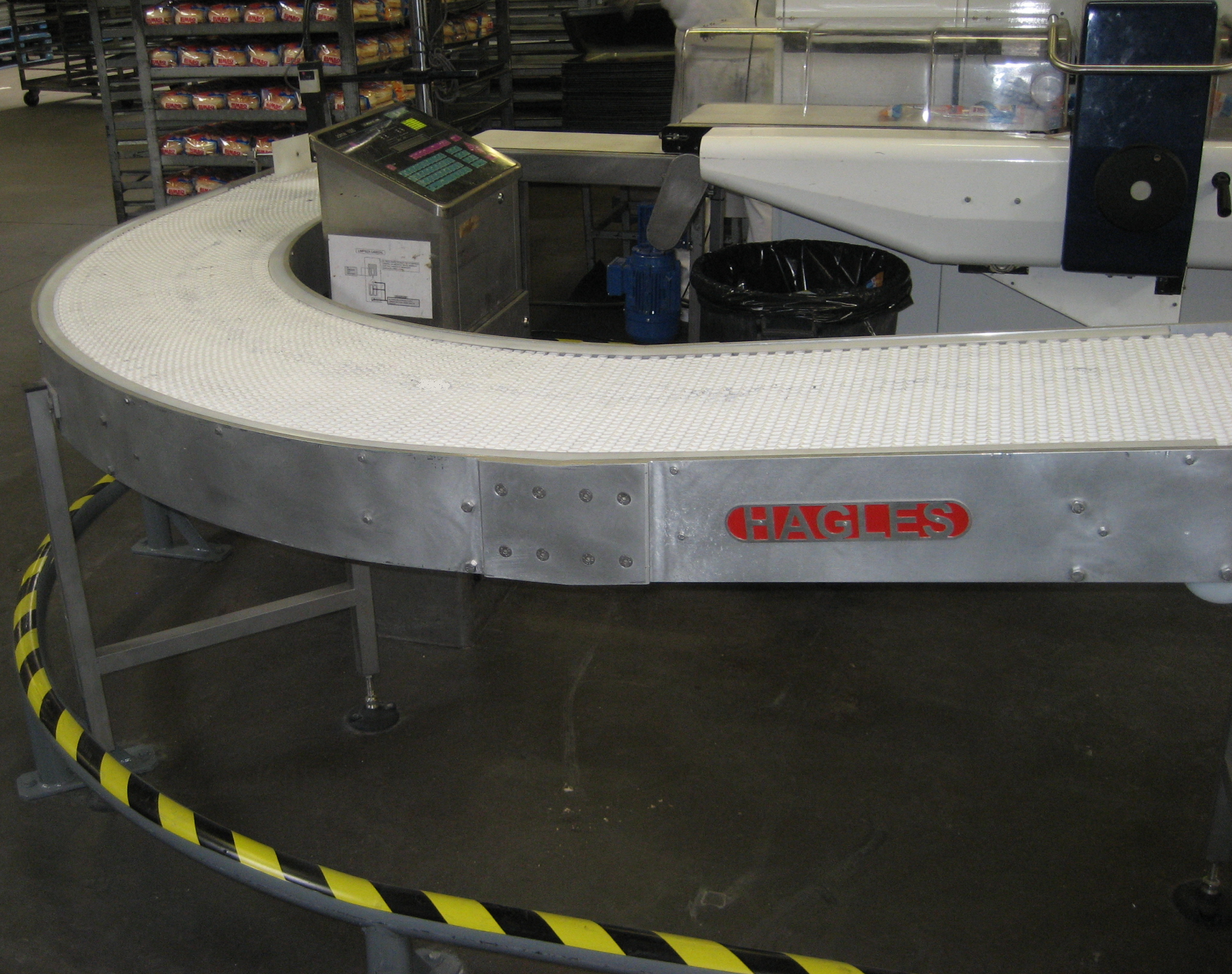 Cintas Transportadoras,curvas de 90º y 180º