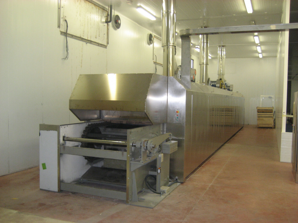 Horno de túnel fabricado por Talleres Hagles