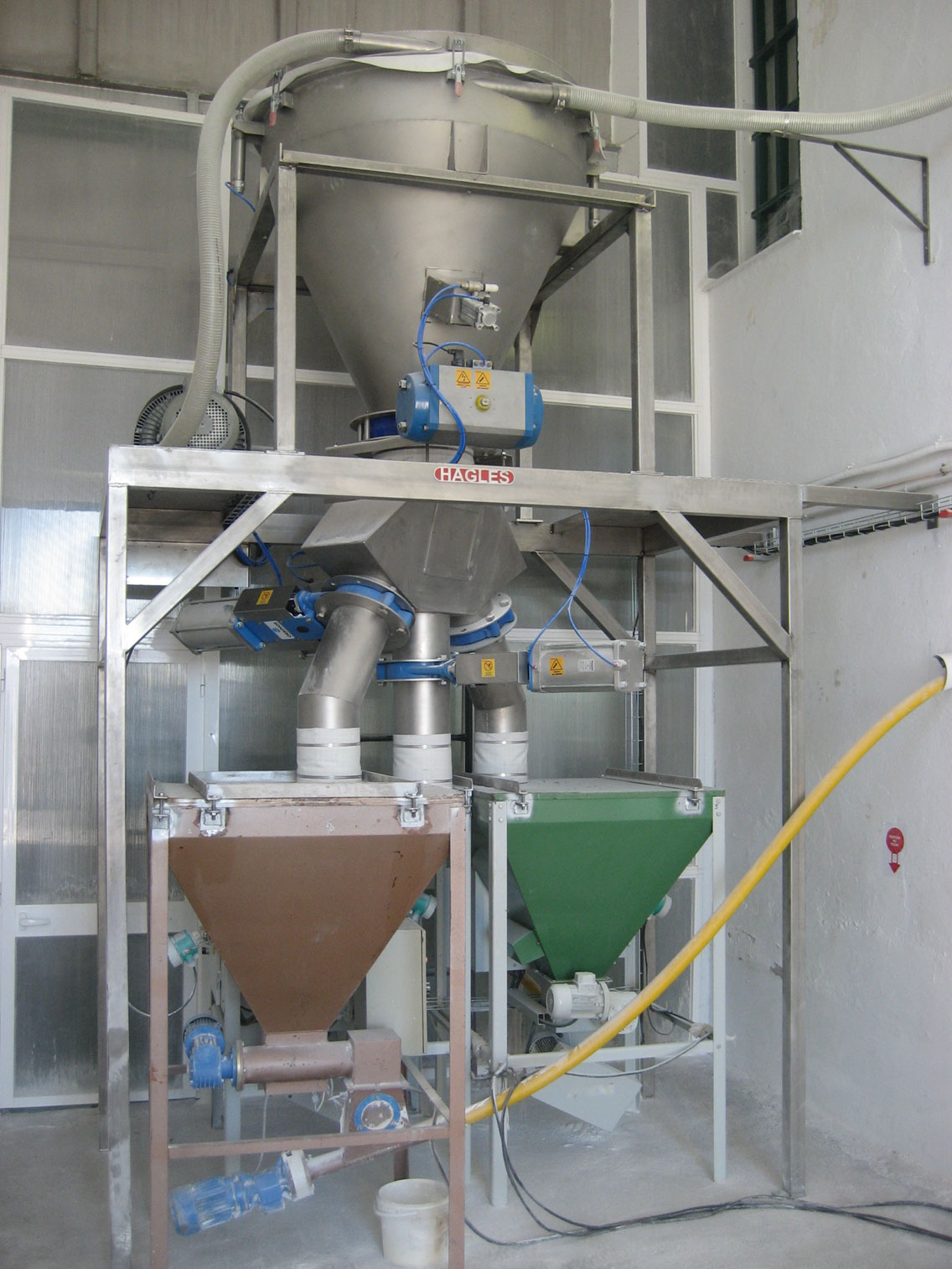 Sistema de Dosificación de Talco para Almazaras de Aceite